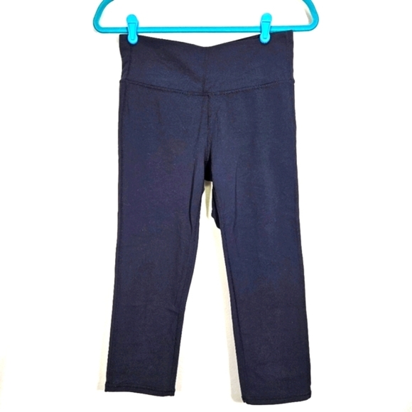 Athleta Women's Navy Cropped Leggings Size M - Picture 2 of 8